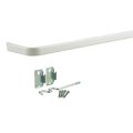 Daphnes Dinnette KN522 48 to 84 in. Double Curtain Rod White DA2516470